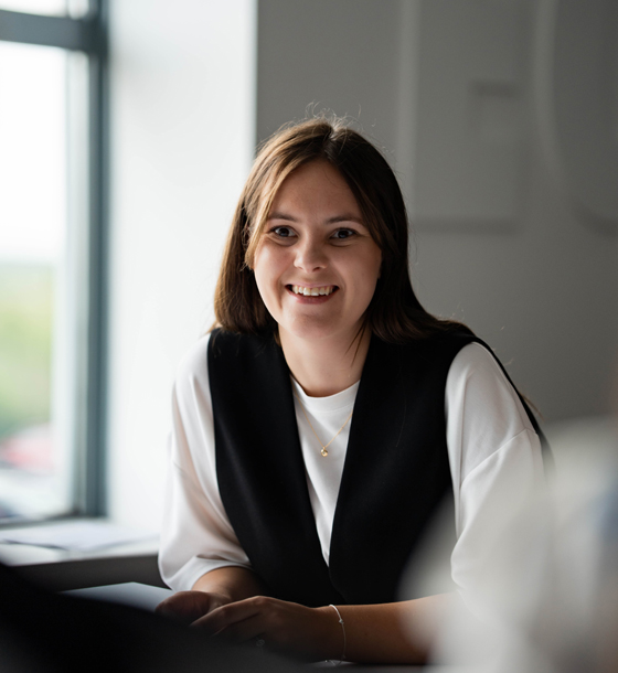 Lady at desk